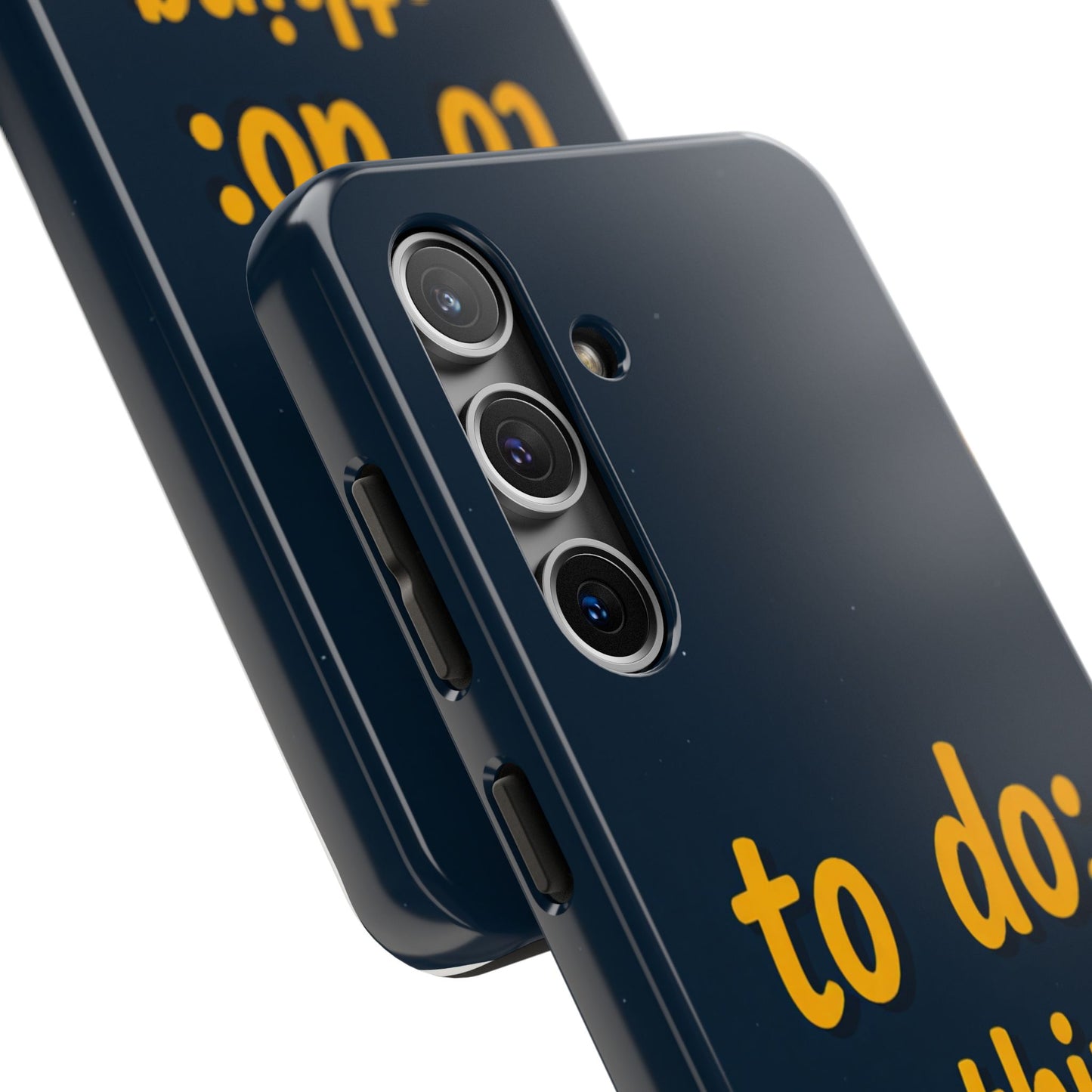 Funny Tough Phone Case - To Do: Nothing | Unique Gift for College Students, Lazy Days, Relaxation Motivation, Minimalist Phone Cover