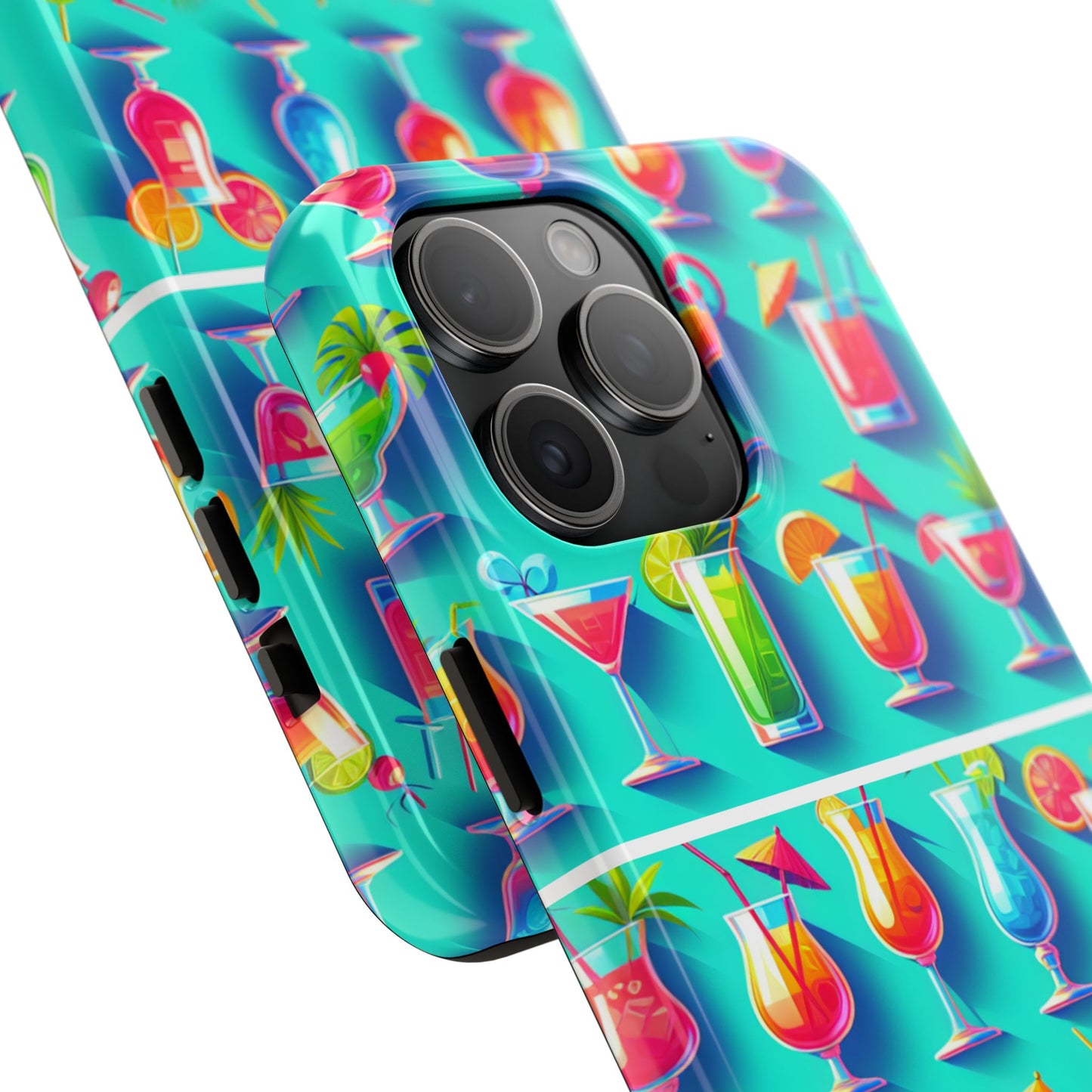 Cocktail Party Phone Case - Fun & Colorful Design for Summer Vibes - for iPhone