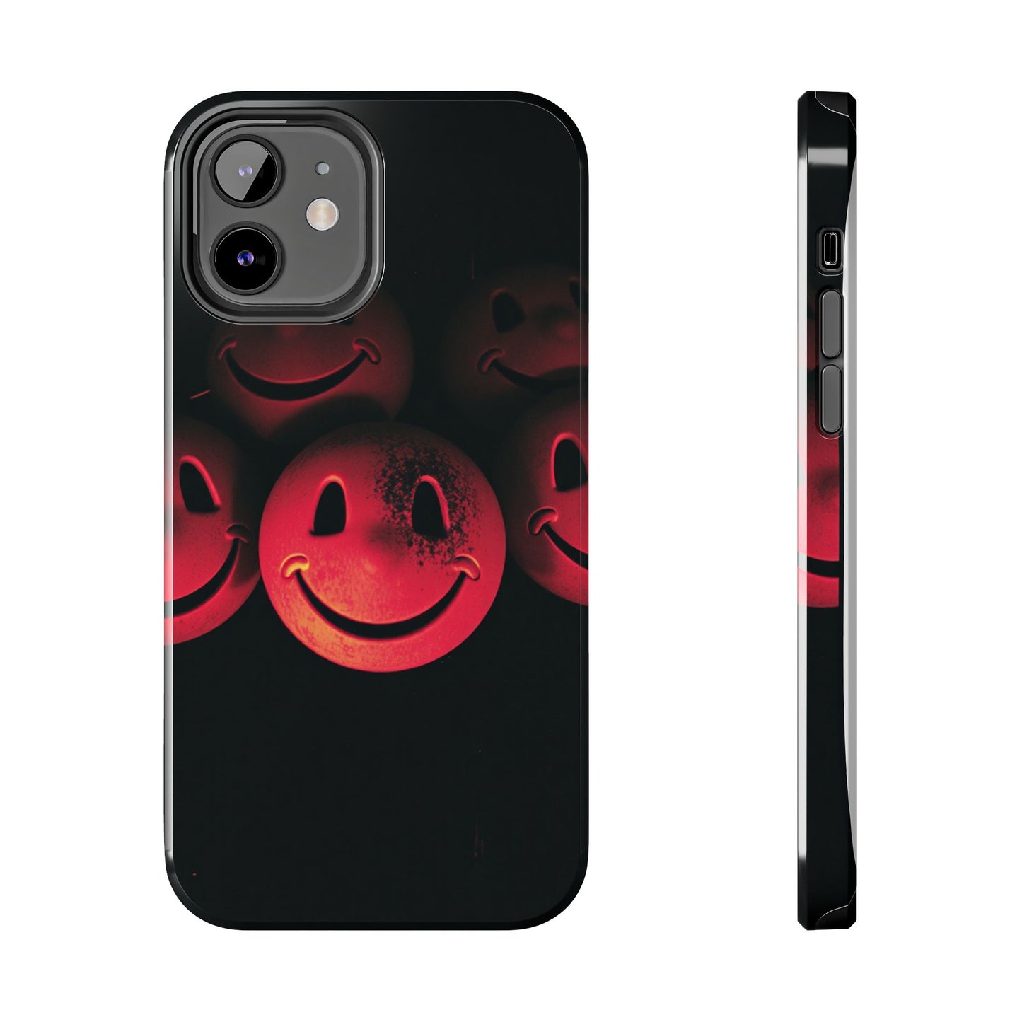 Smiley Face Tough Phone Case - Durable Protection with Fun Design