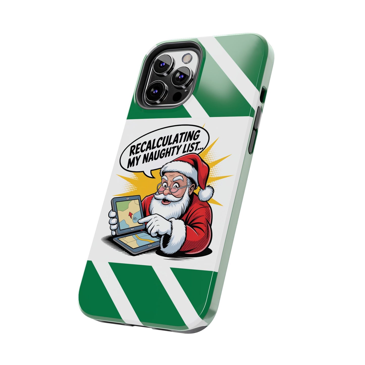 Santa Naughty List Phone Case - Tough & Fun Holiday Protection
