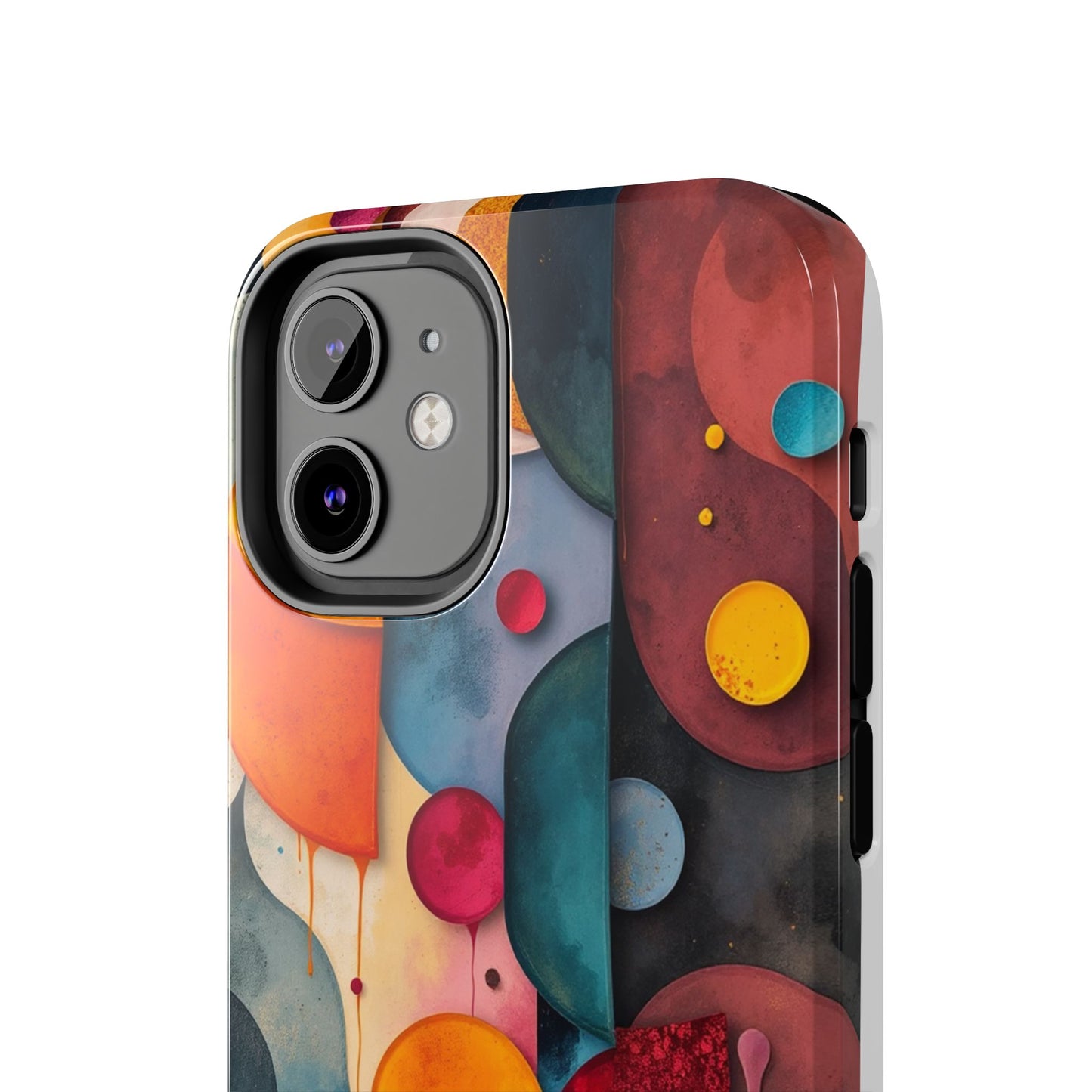 Artistic Tough Phone Cases - Colorful Abstract Design for Trendy Protection - for iPhone