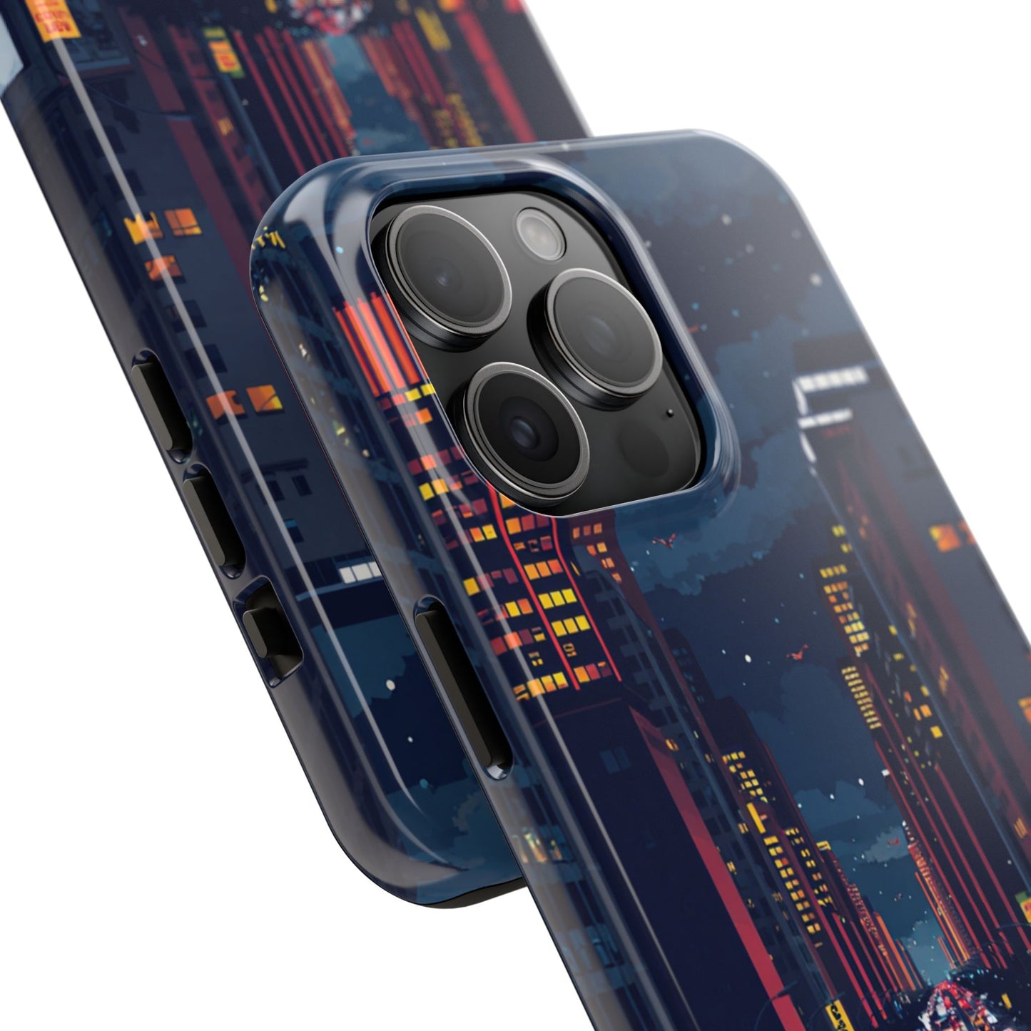 Urban Nightlife Tough Phone Case - Durable & Stylish Protection
