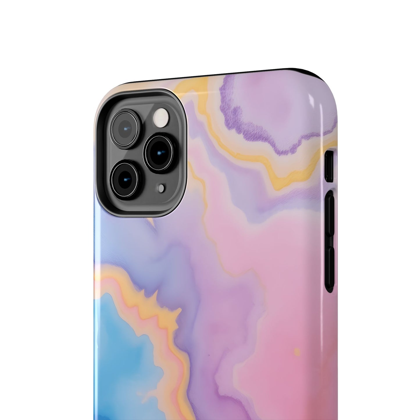 Watercolor Abstract Colors Tough Phone Case - Protective Cover for iPhone