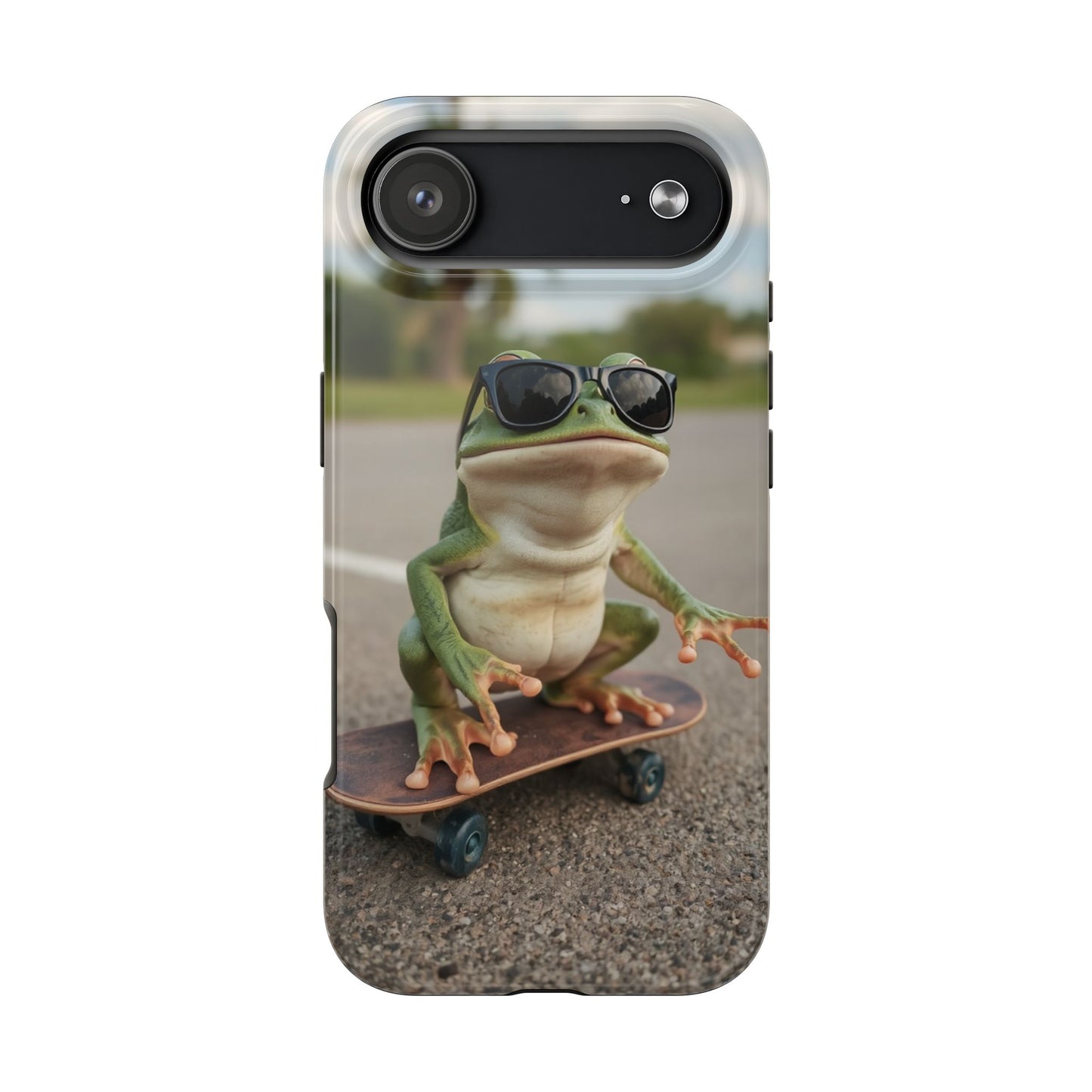 Cool Frog Skateboard Phone Case - Tough and Stylish Protection