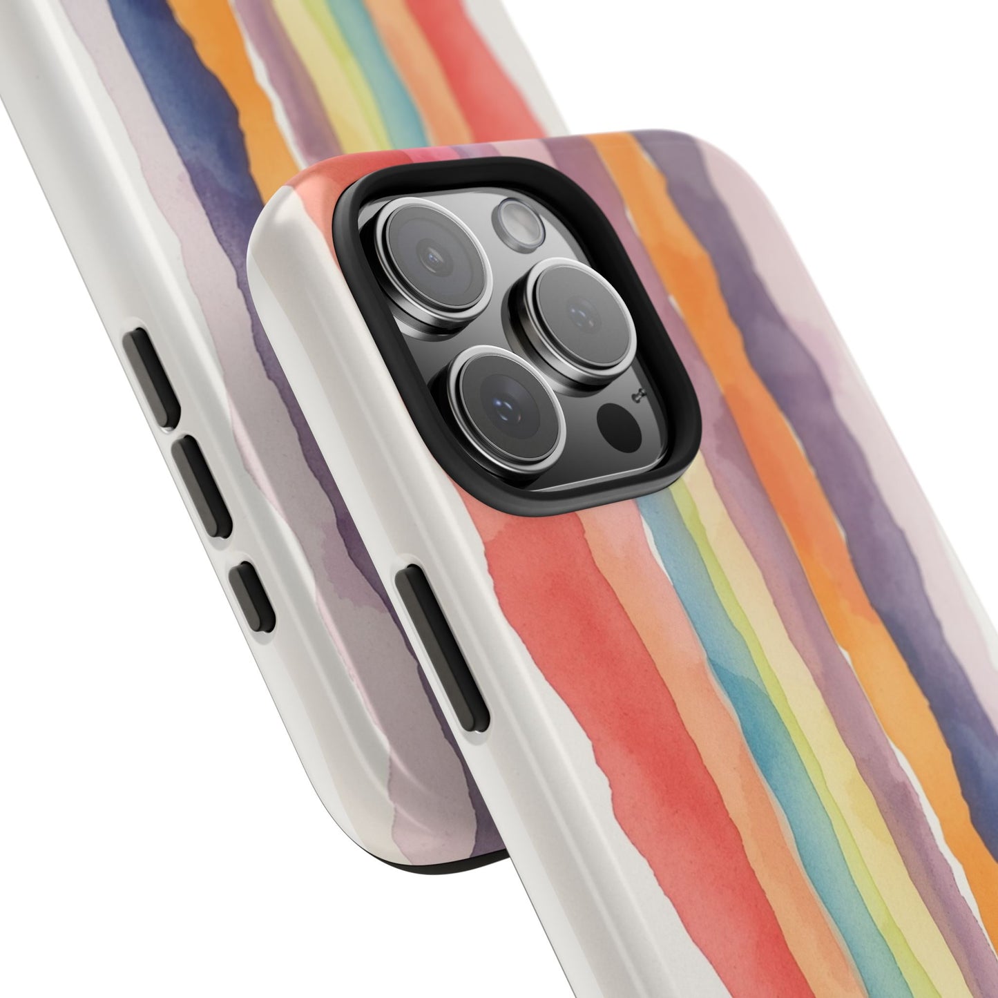 Colorful Watercolor Tough Phone Case - Stylish and Durable Cover for Creative Souls