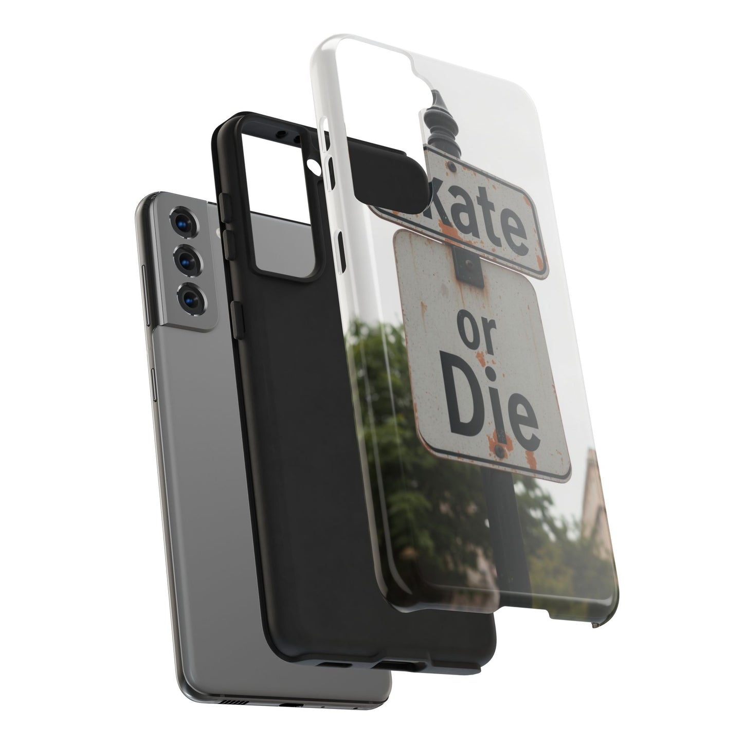 Skate or Die Tough Phone Case - Durable Protection for Skaters