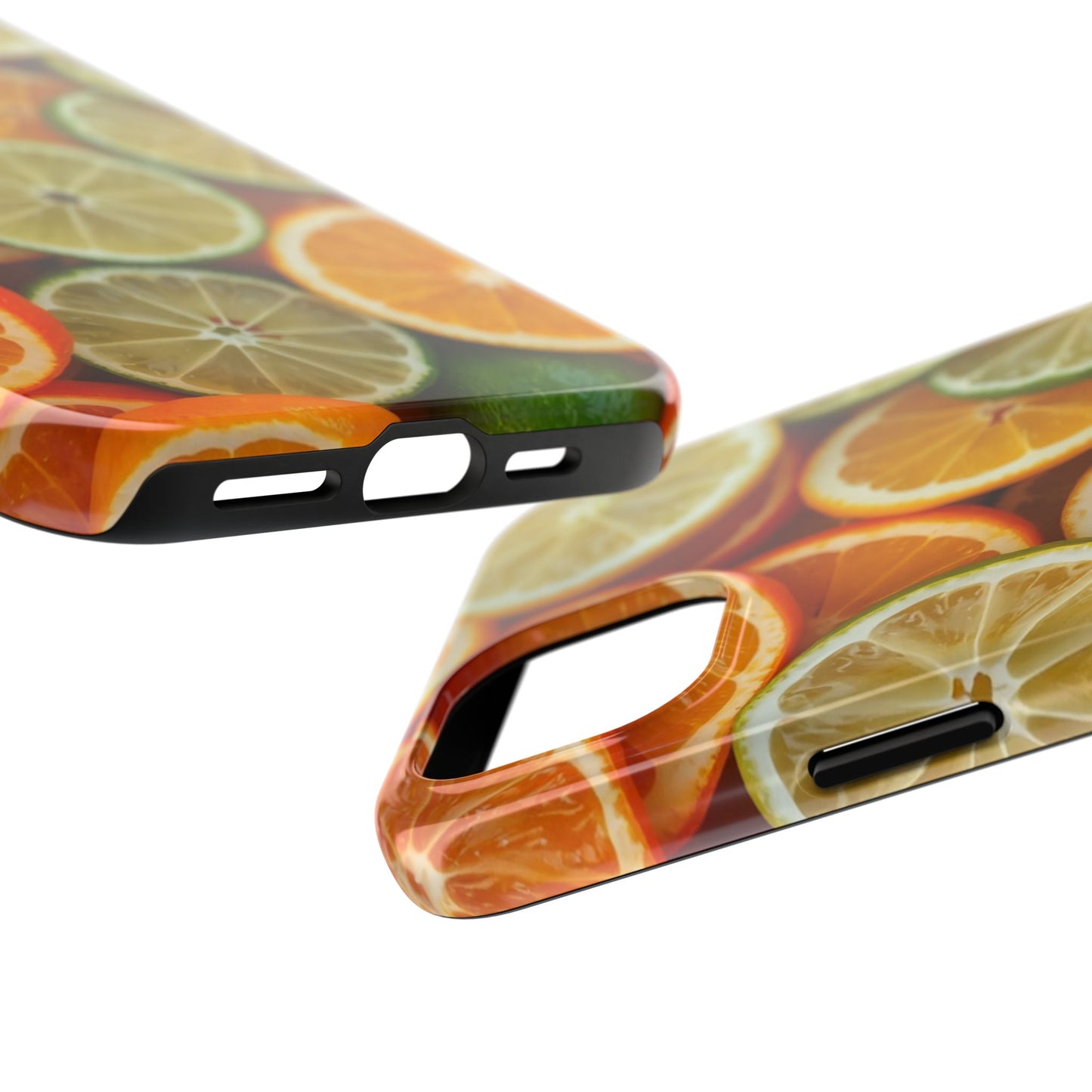 Citrus Slice Tough Phone Case – Vibrant Fruit Design for Summer Fun