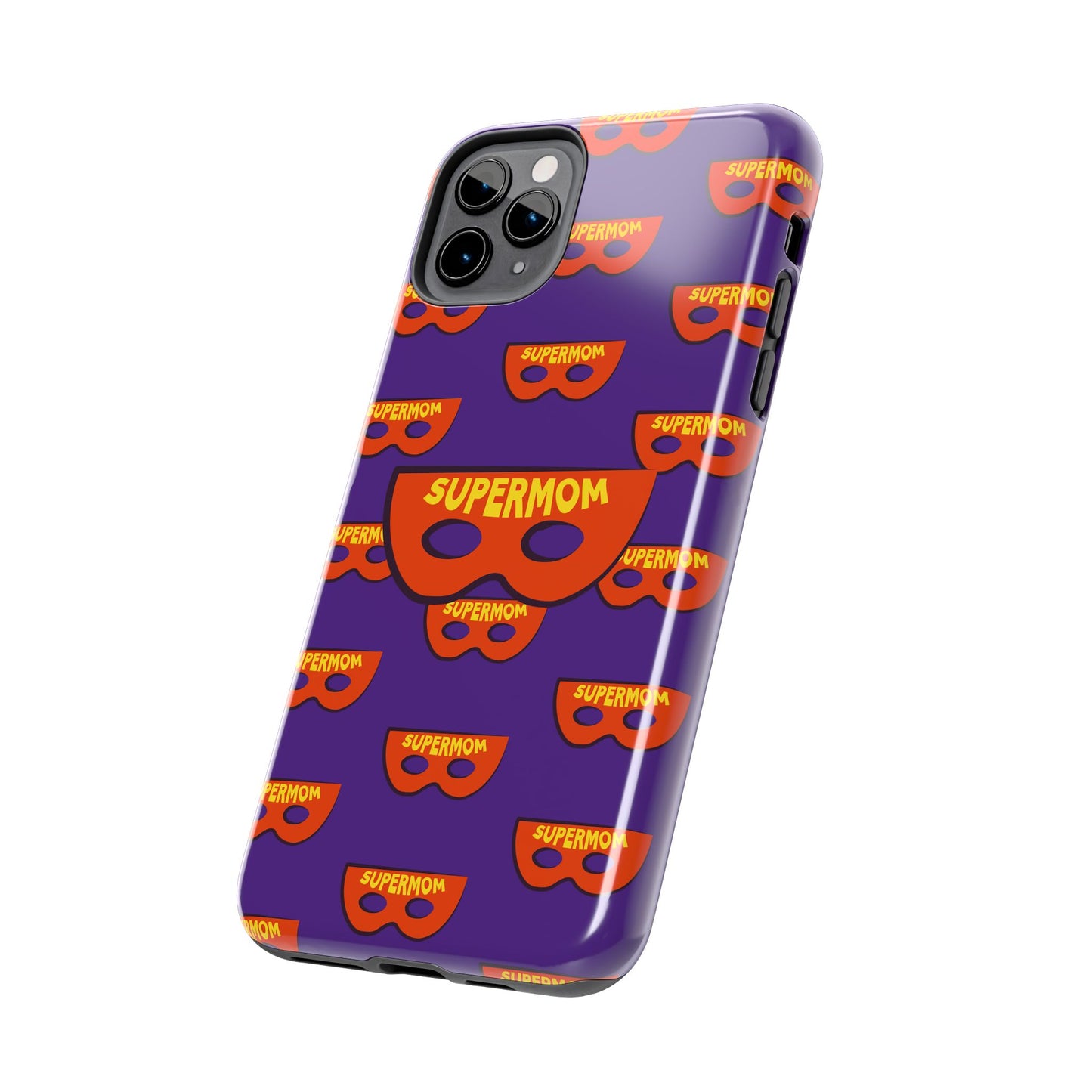 Supermom Tough Phone Case - Durable Protection with Fun Design - for iPhone