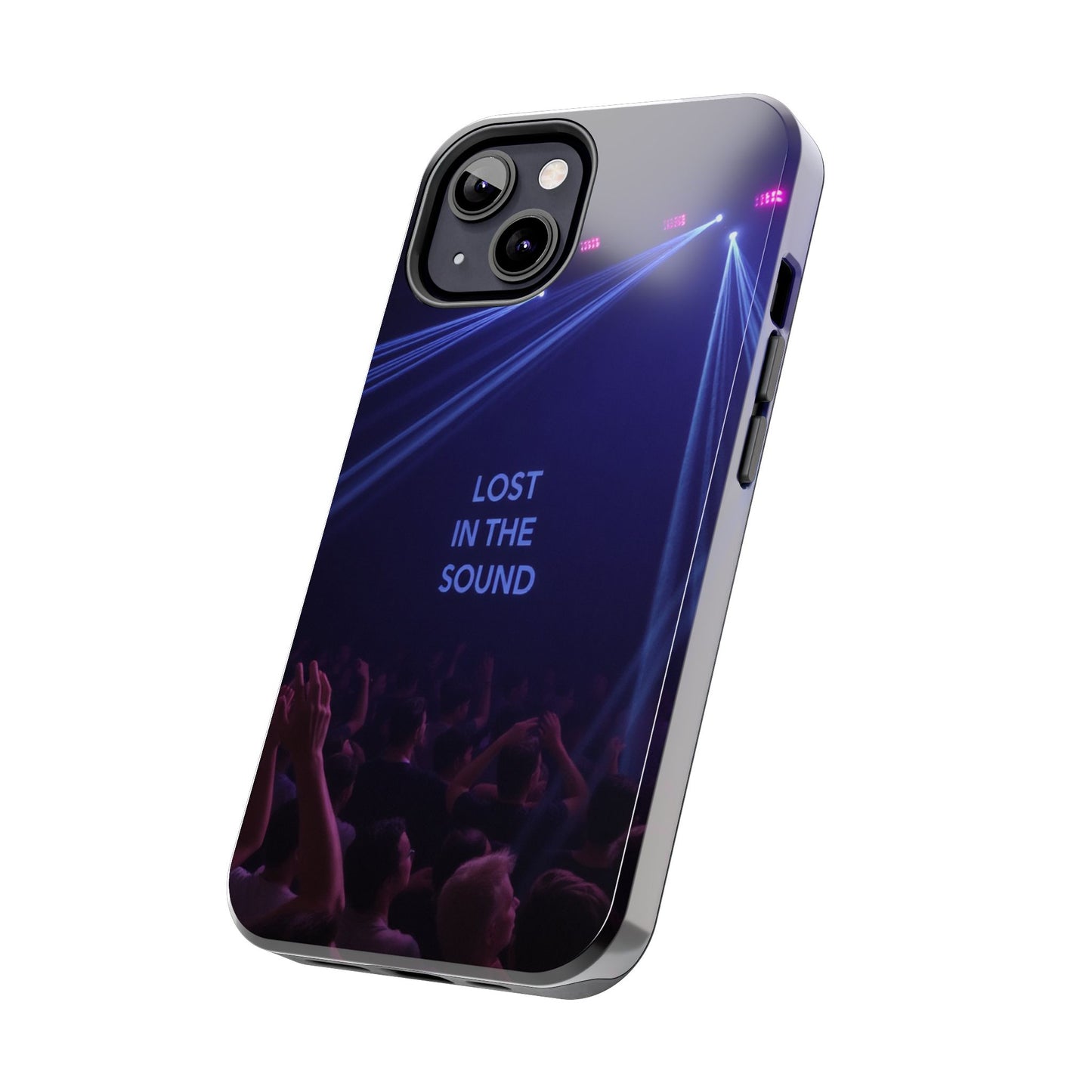 Vibrant Tough Phone Case - 'Lost in the Sound' Design for Music Lovers