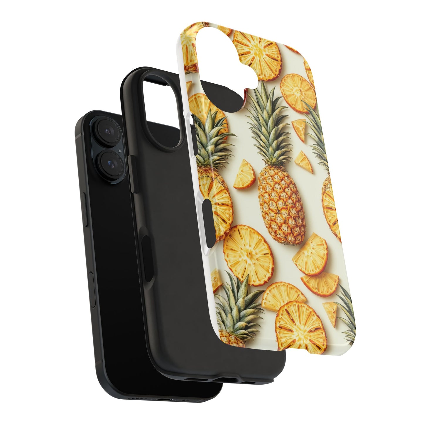 Tropical Pineapple Phone Case - Tough Phone Protector for Summer Vibes