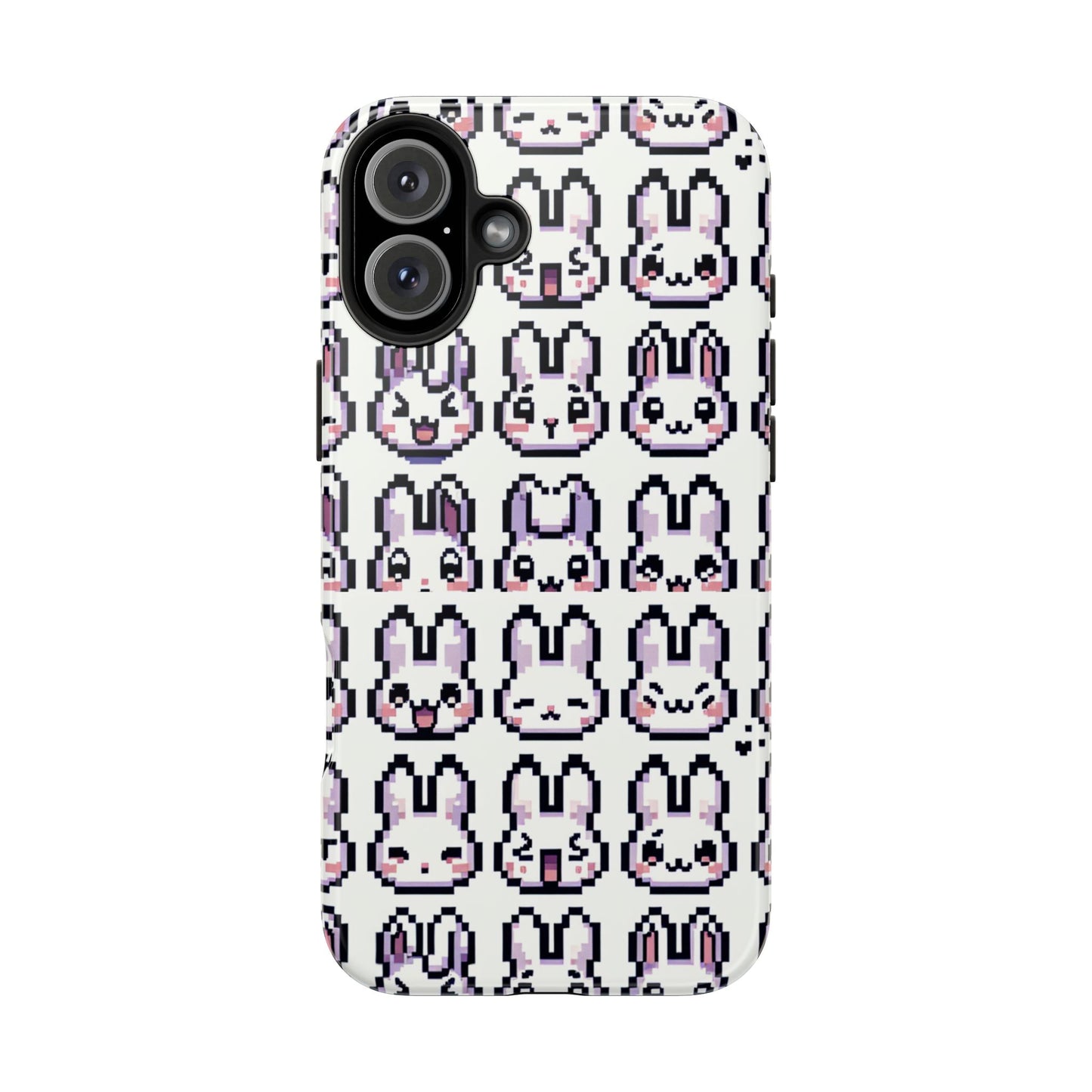 Cute Pixel Bunny Tough Phone Case - Stylish & Protective Cover for iPhone