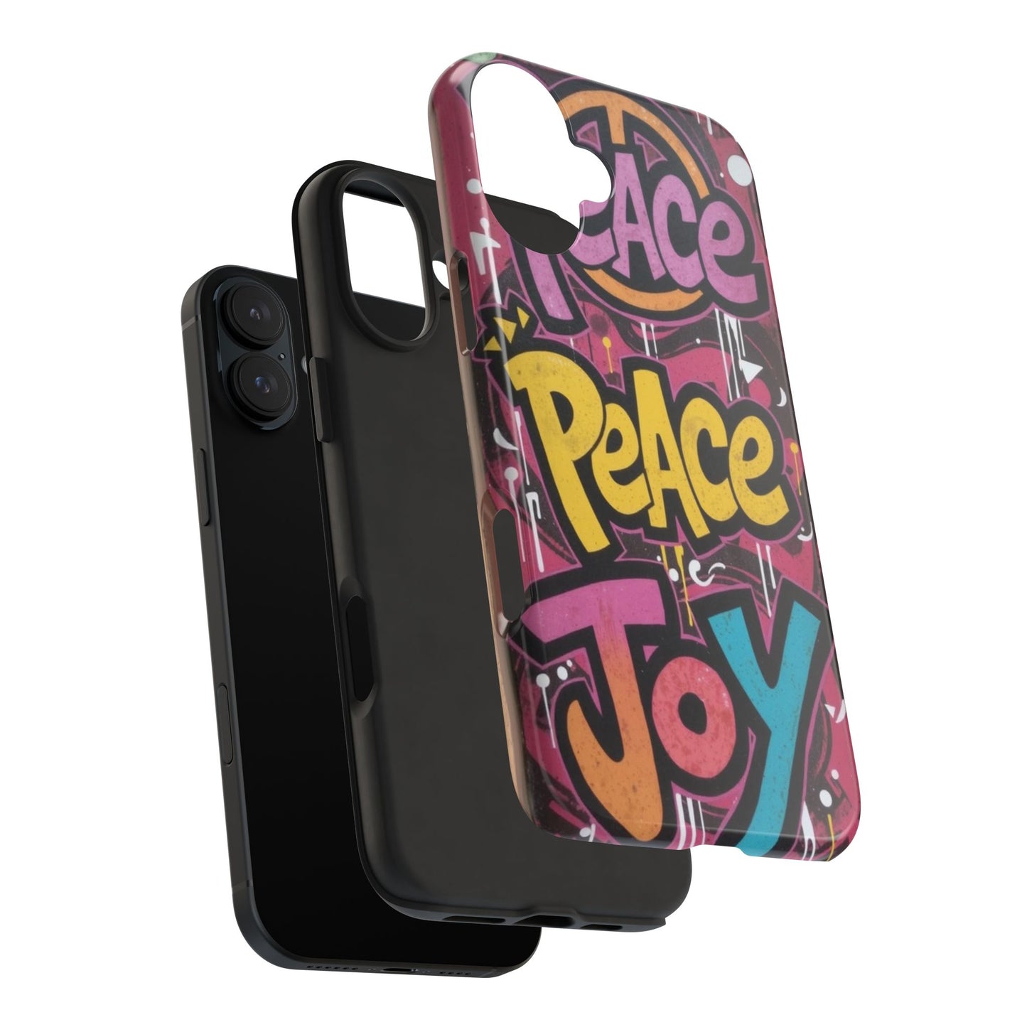 Colorful Peace Joy Tough Phone Case