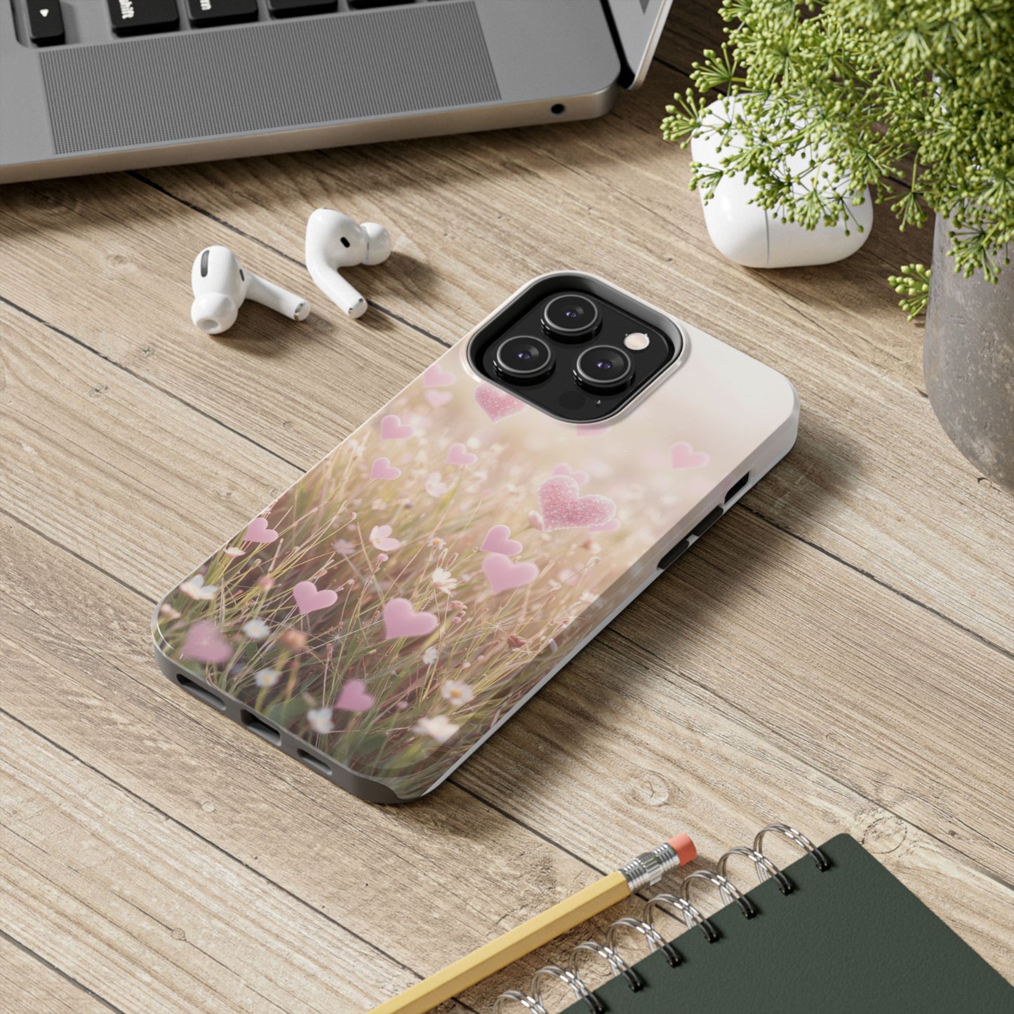 Romantic Hearts Tough Phone Case - Perfect for Lovers and Celebrations