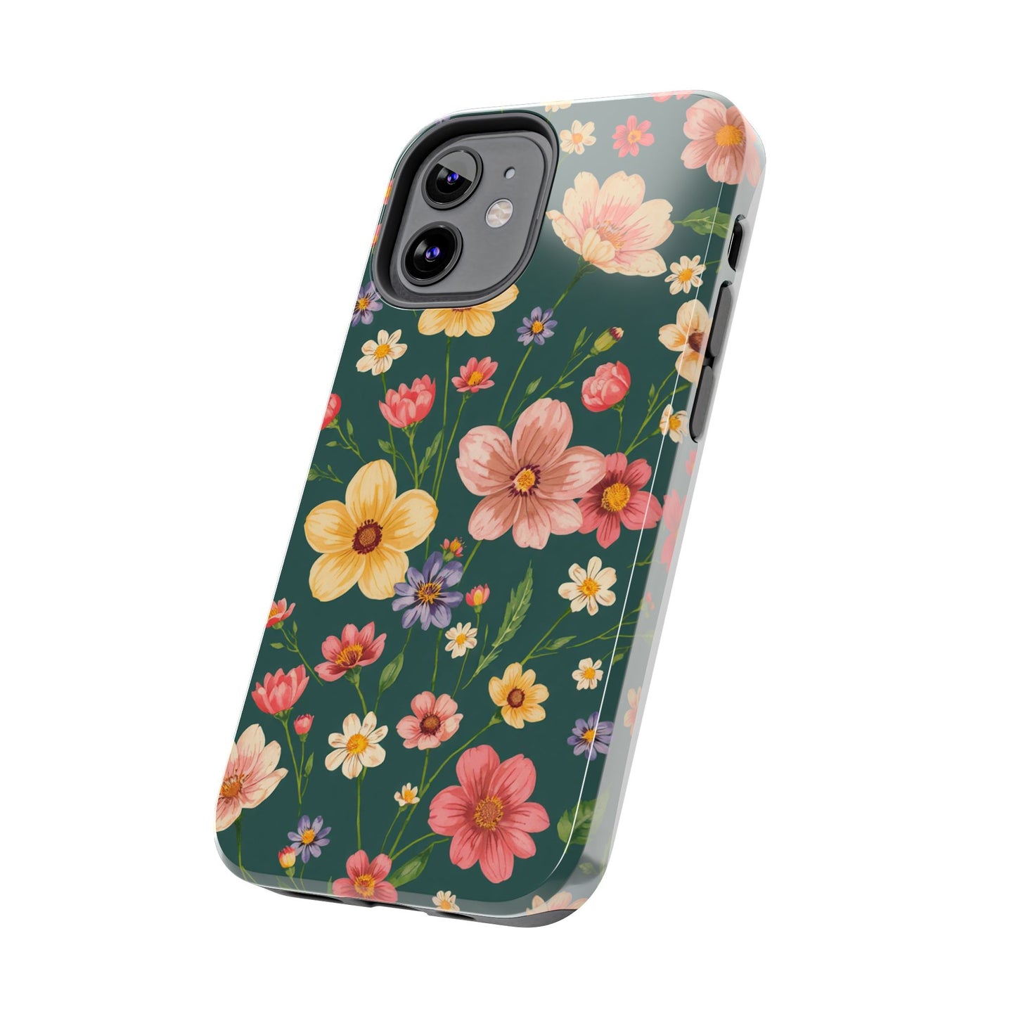 Vintage Spring Flowers Tough Phone Case - Durable Protection for iPhone