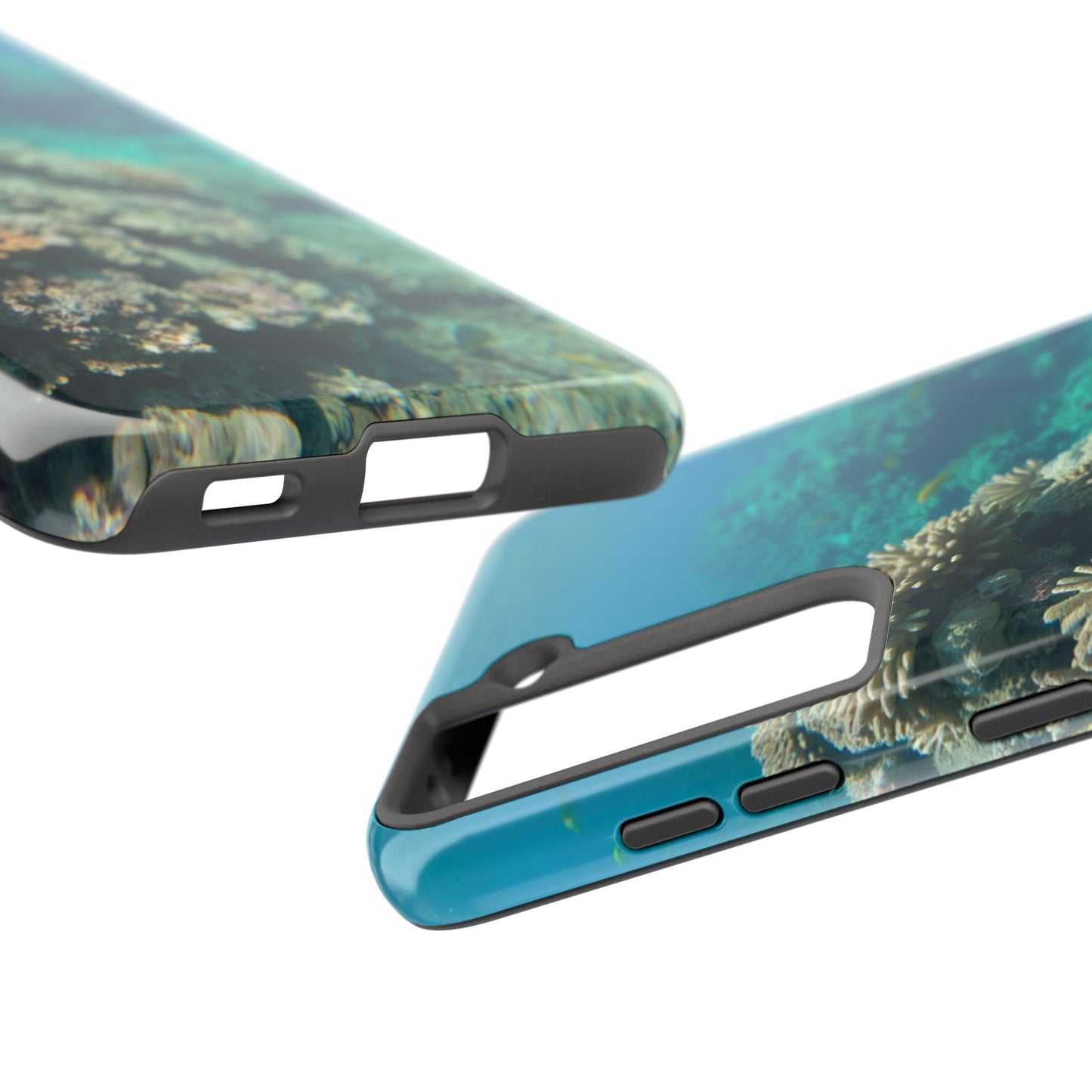 Coral Reef Tough Phone Case - Ocean Vibes Protection for Adventure Lovers