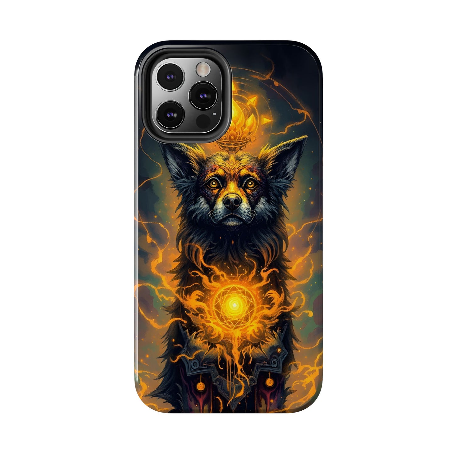 Mystical Dog of Light - Tough Phone Case - Durable Protection with Inspired Artwork - for iPhone
