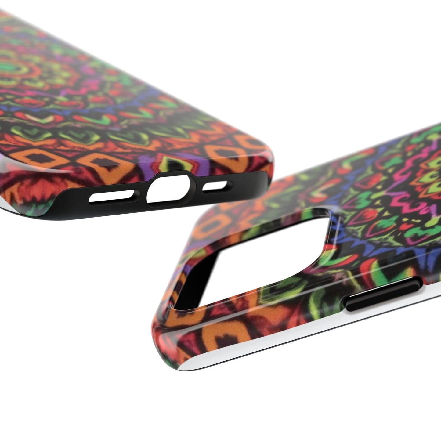 Colorful Mandala Tough Phone Case - Vibrant Designs for Trendy Protection - for iPhone