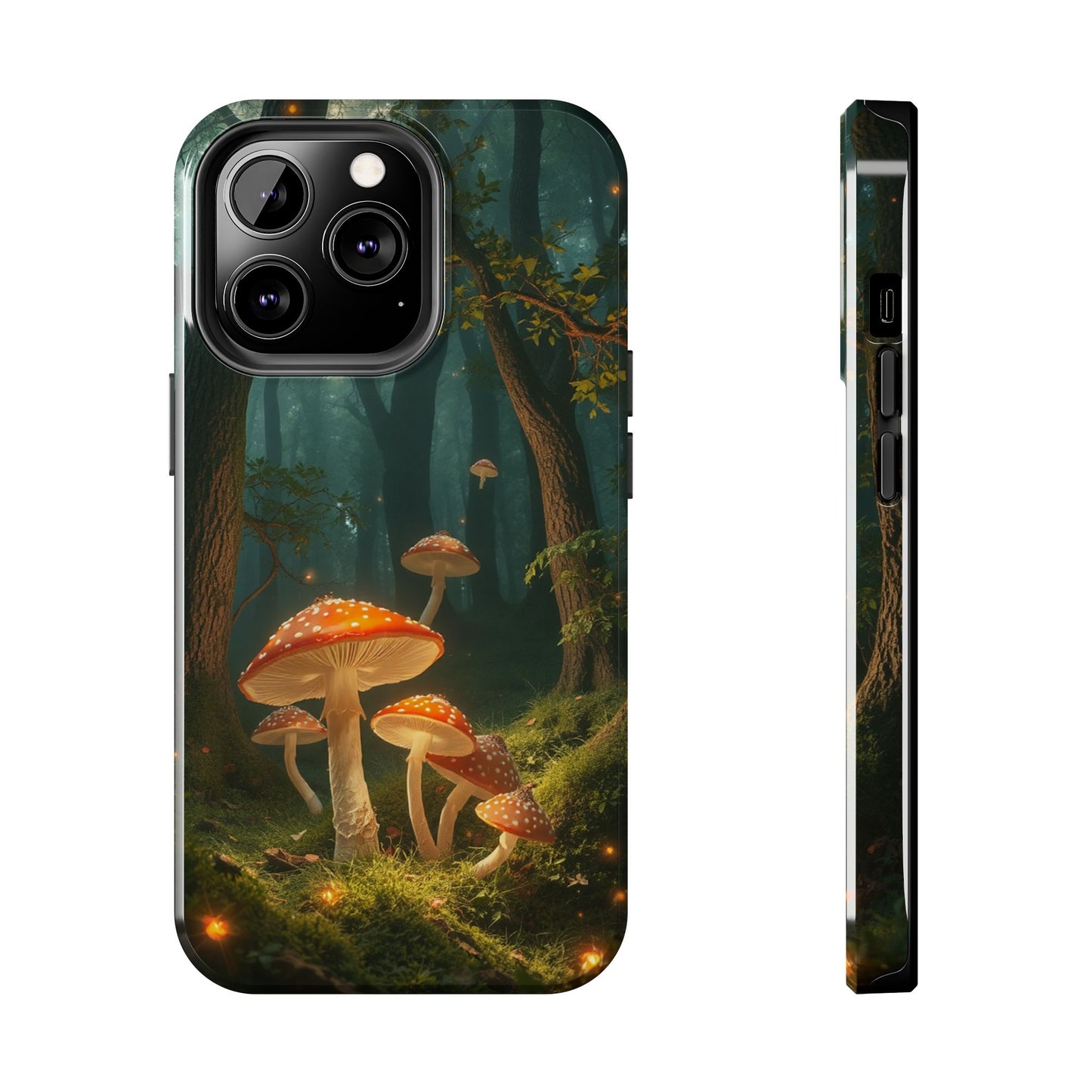 Whimsical Mushroom Tough Phone Case - Forest Fantasy Design