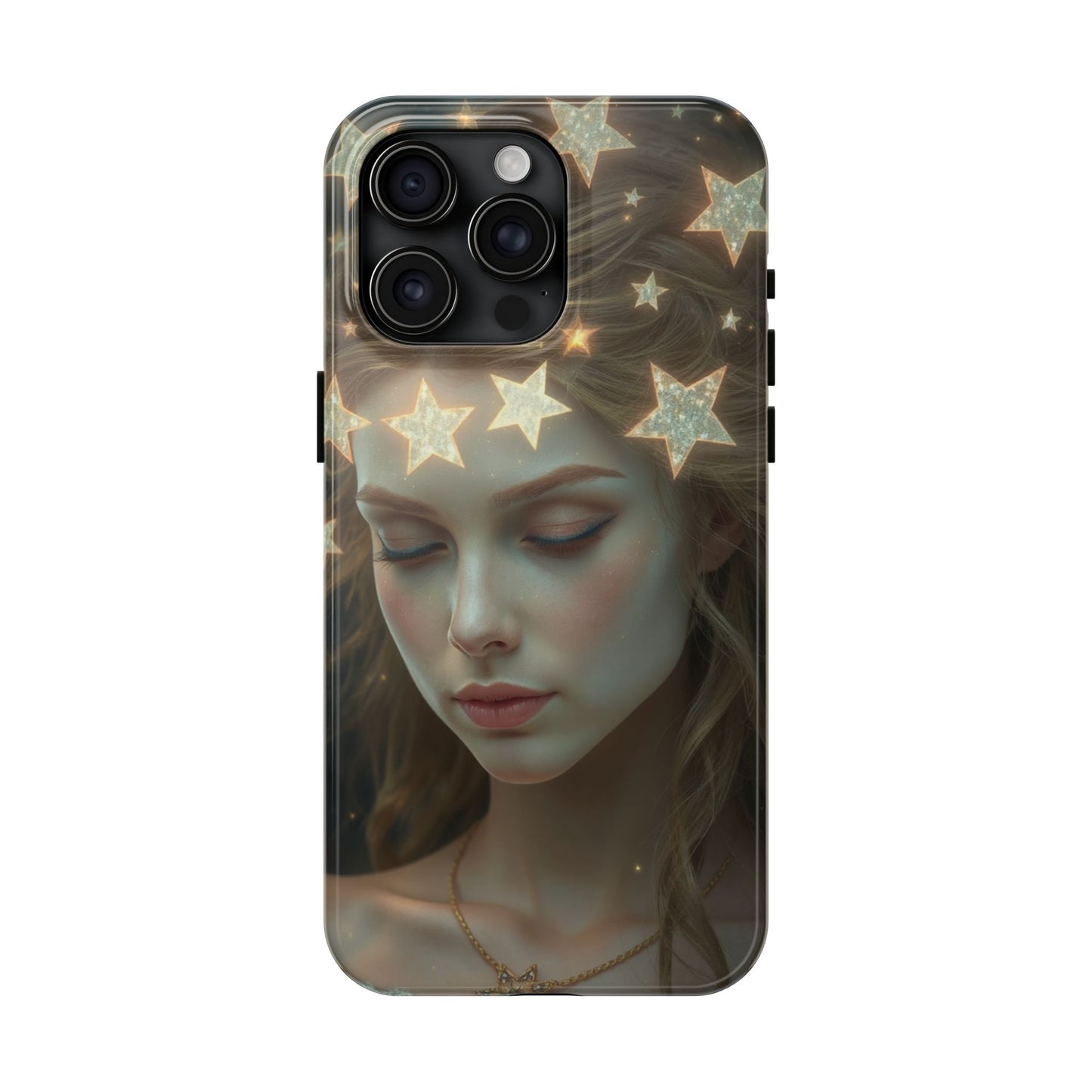 Celestial Dream Tough Phone Case - Artistic Starry Design for Style Enthusiasts