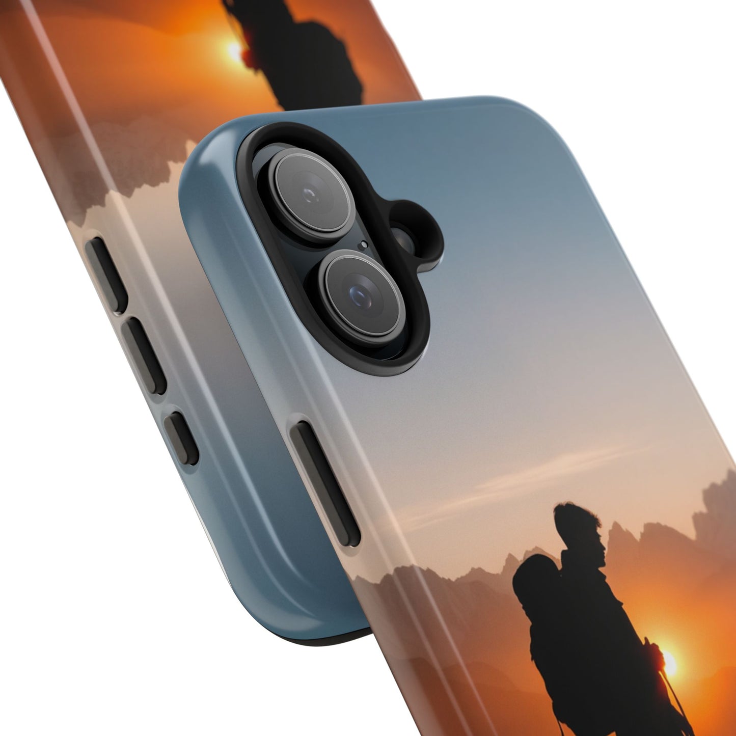 Explorer Adventure Sunset Mountain iPhone Case