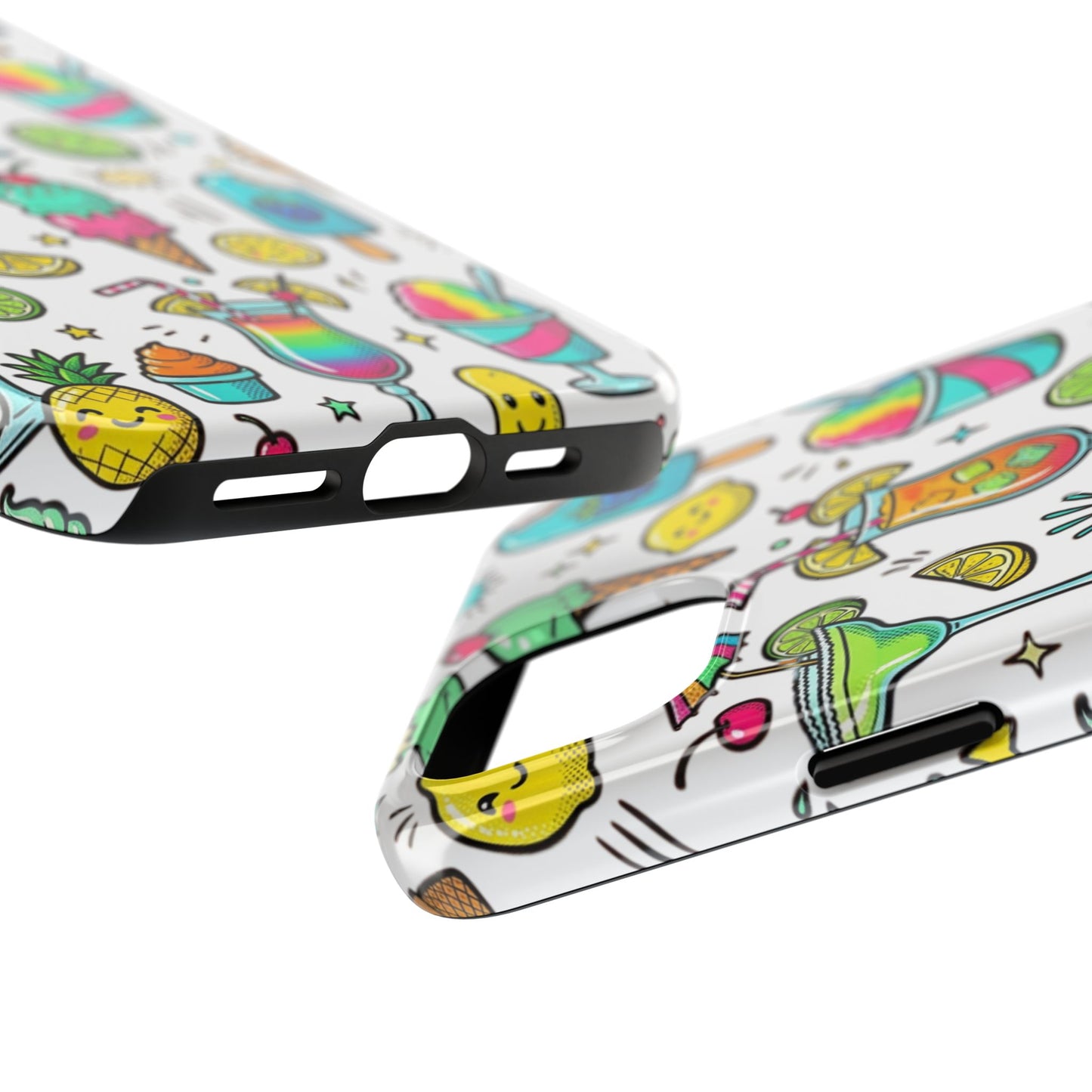 Tough Phone Case — Summer Ice Cream & Cocktails Pattern