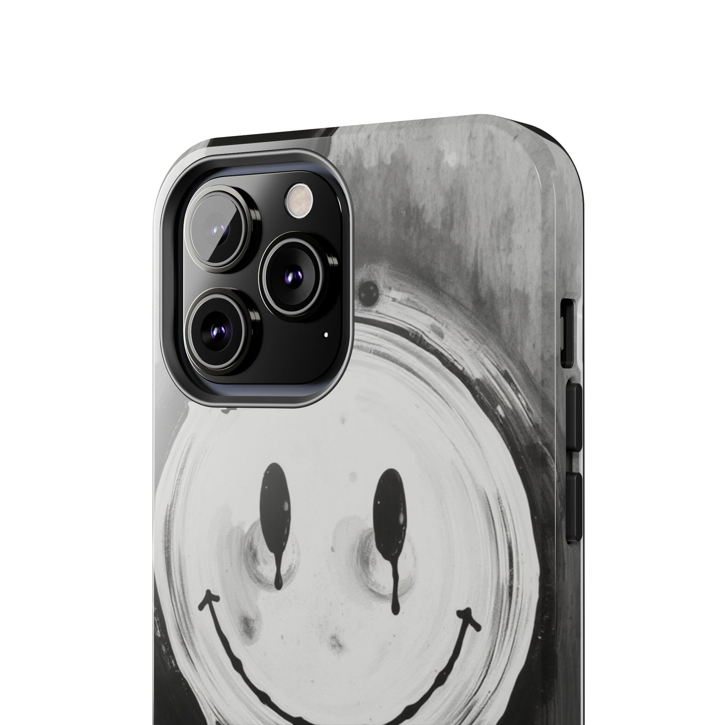 Dripping Smiley Tough Phone Case - Stylish & Durable Protection