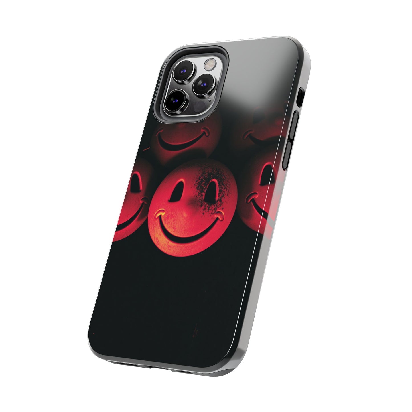 Smiley Face Tough Phone Case - Durable Protection with Fun Design