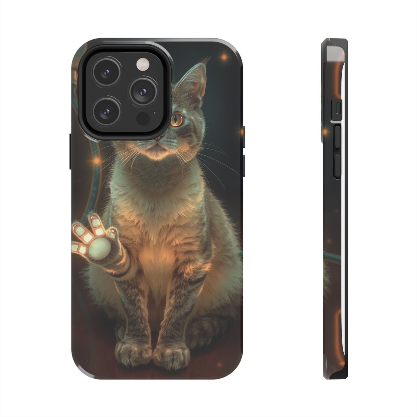Whimsical Cat Phone Case | Tough Phone Cases for Cat Lovers, Pet Accessories, Gift for Cat Owners, Cute Phone Cover, Personalized Tech
