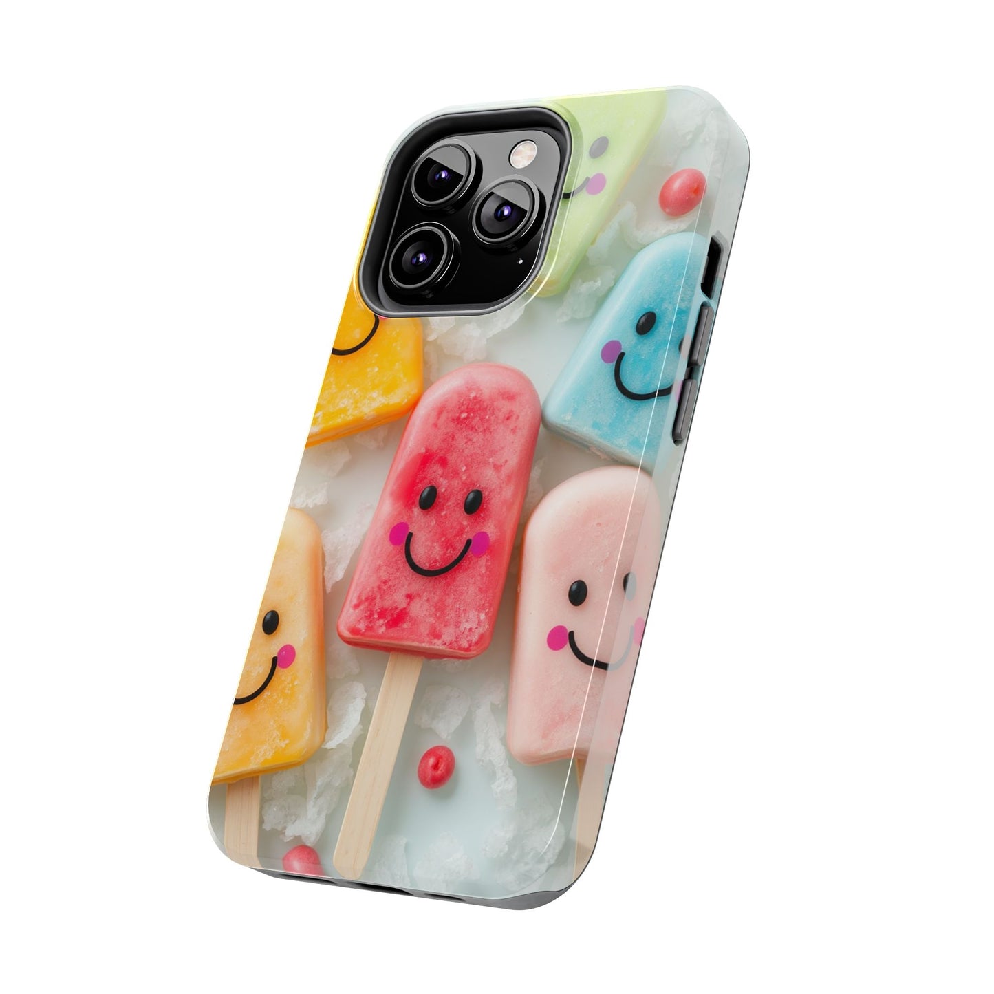 Cute Smile Popsicle Tough Phone Case - Fun Protection for Your Device