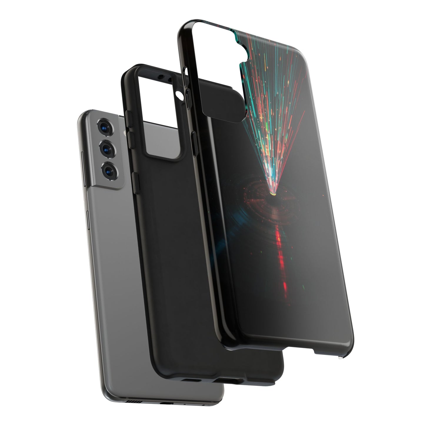 Galaxy Burst Tough Phone Case – Durable Protection with Vibrant Design
