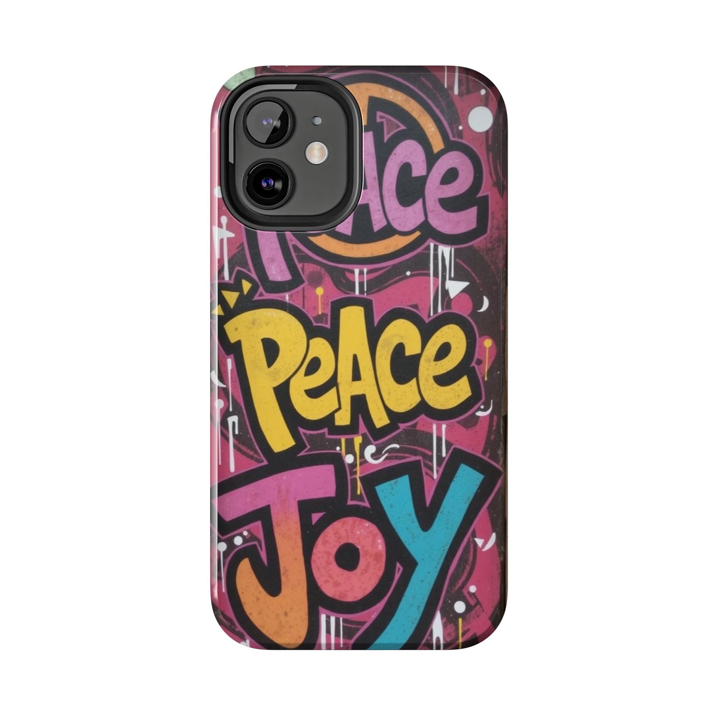 Colorful Peace Joy Tough Phone Case