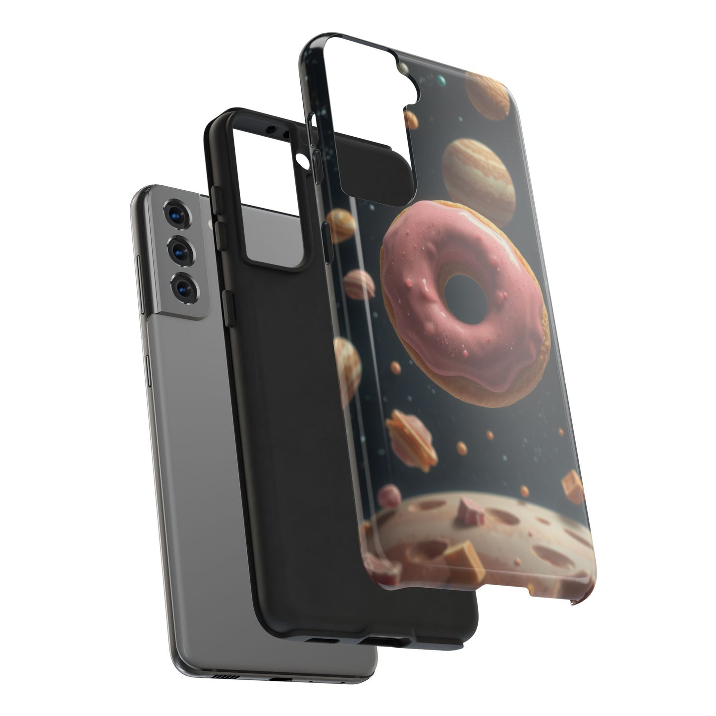 Galaxy Donut Tough Phone Case - Durable & Stylish Protective Cover