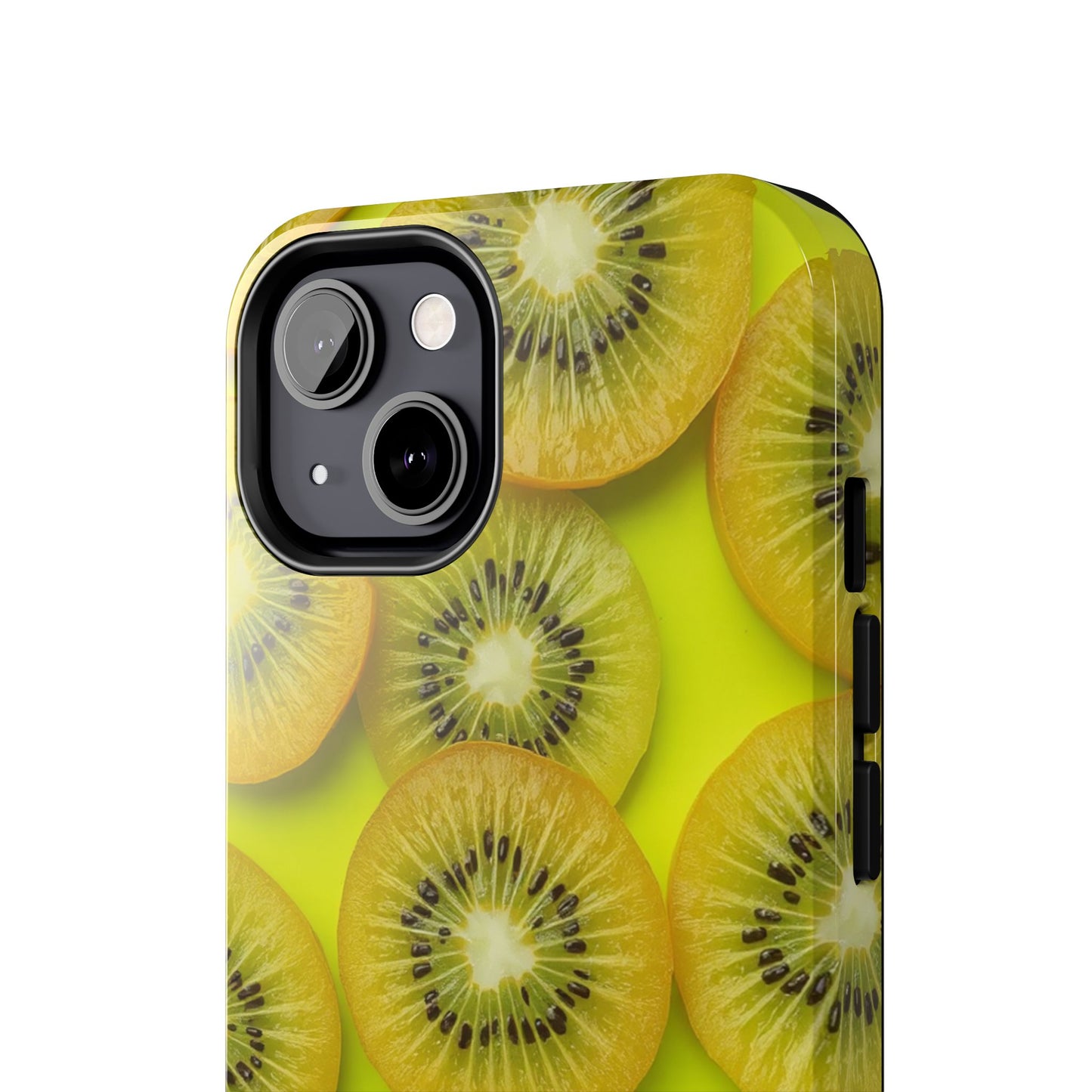 Vibrant Kiwi Tough Phone Case - Bright Yellow Design for Fruit Lovers