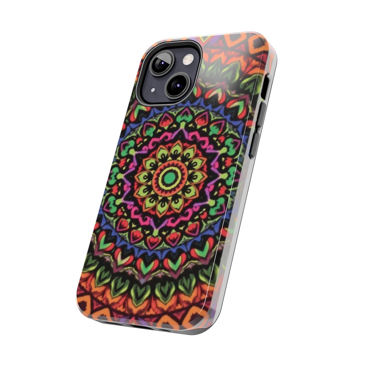 Colorful Mandala Tough Phone Case - Vibrant Designs for Trendy Protection - for iPhone