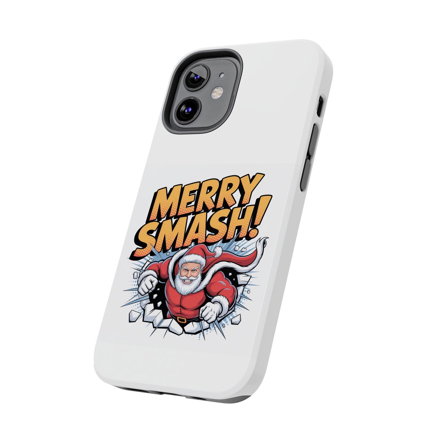 Santa Merry Smash Phone Case