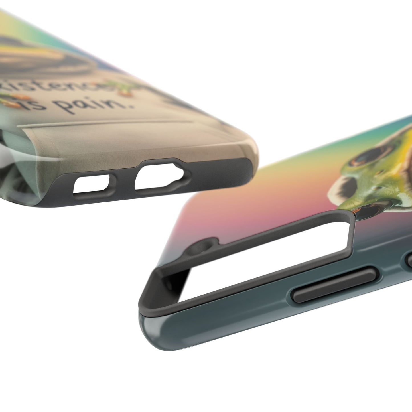 Existence is Pain Frog Phone Case - Tough & Stylish