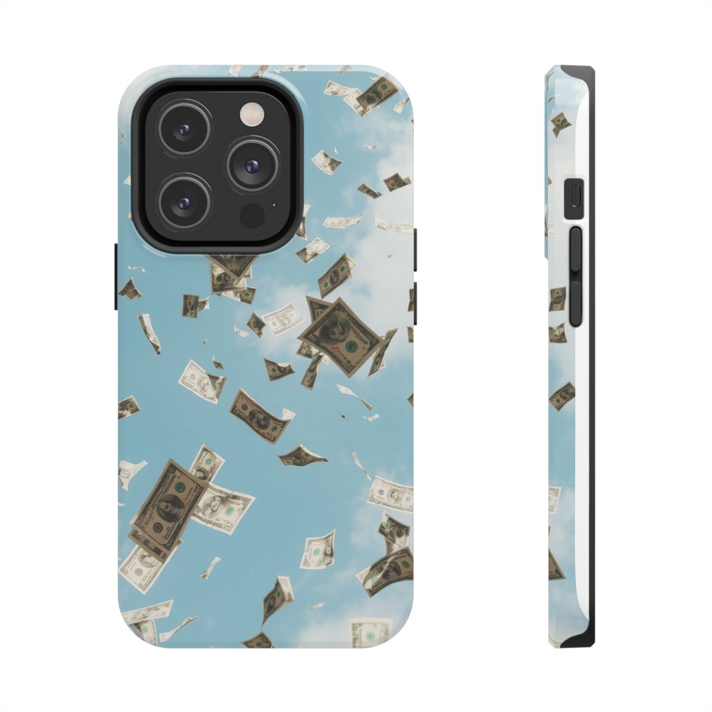 Cinematic Money Rain Phone Case | Tough & Stylish Accessory for Trendsetters, Gift for Birthdays, Graduations, and Celebrations