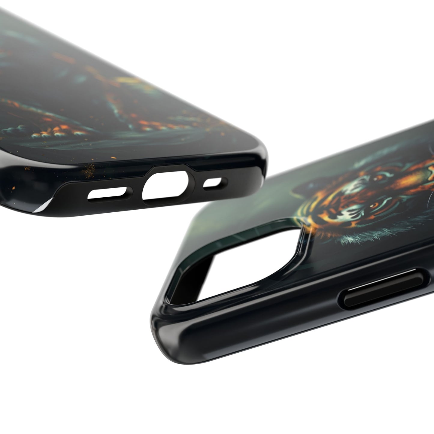 Fierce Mystical Tiger Tough Phone Case | Durable Protection for Nature Lovers - for iPhone