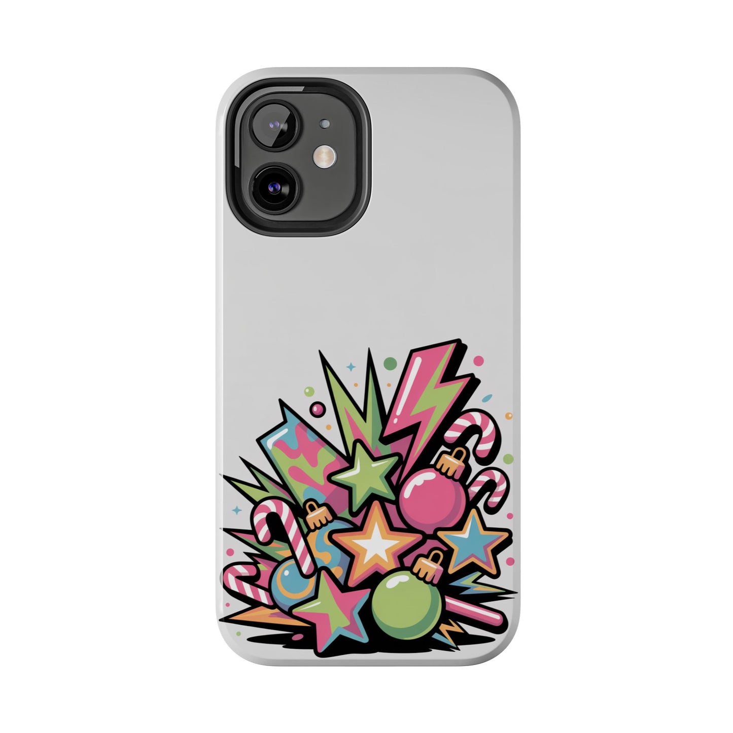 Colorful Explosion Retro Christmas Tough Phone Case