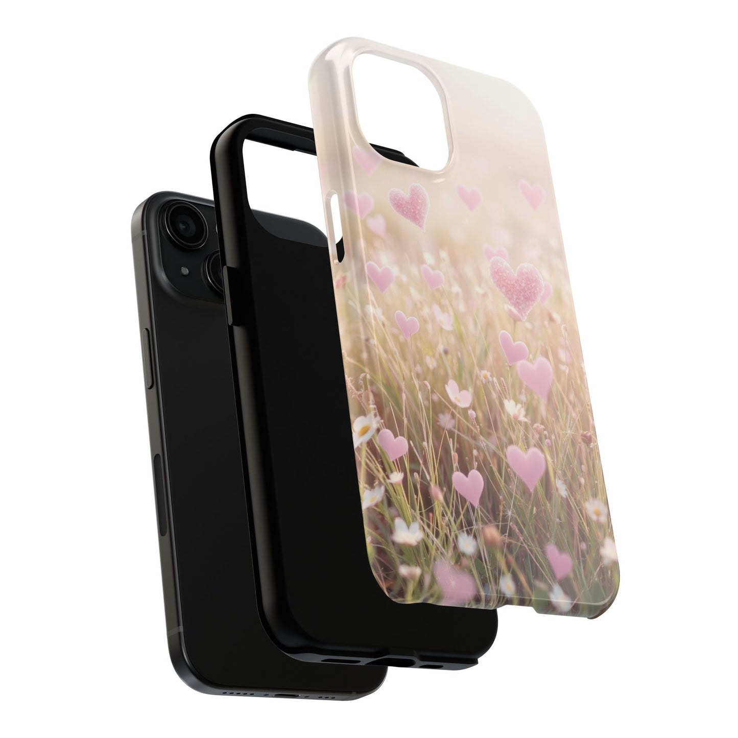 Romantic Hearts Tough Phone Case - Perfect for Lovers and Celebrations