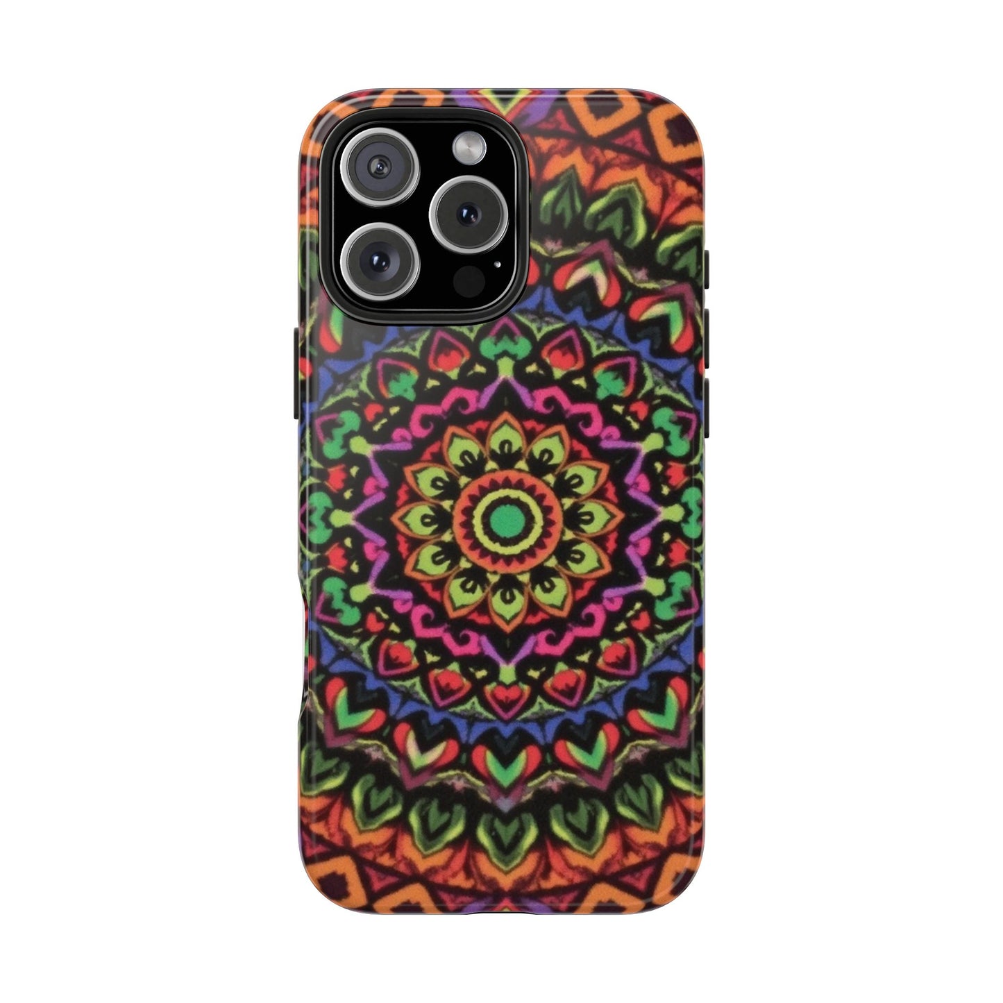 Colorful Mandala Tough Phone Case - Vibrant Designs for Trendy Protection - for iPhone