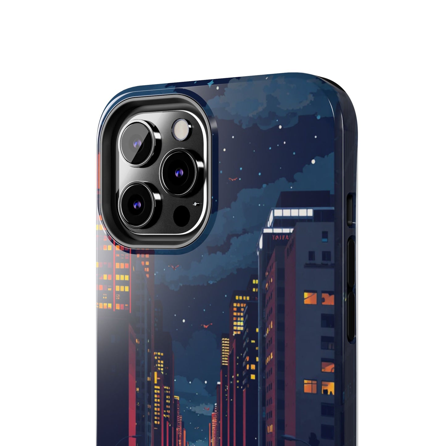 Urban Nightlife Tough Phone Case - Durable & Stylish Protection
