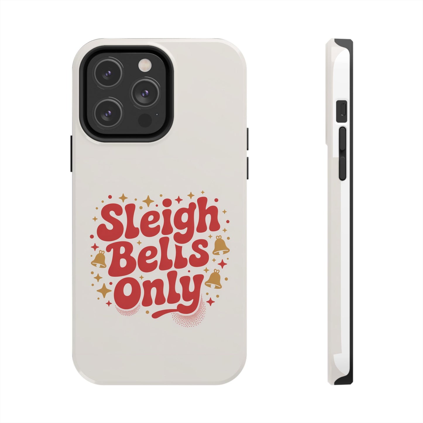 Holiday Tough Phone Case - Sleigh Bells Only Design