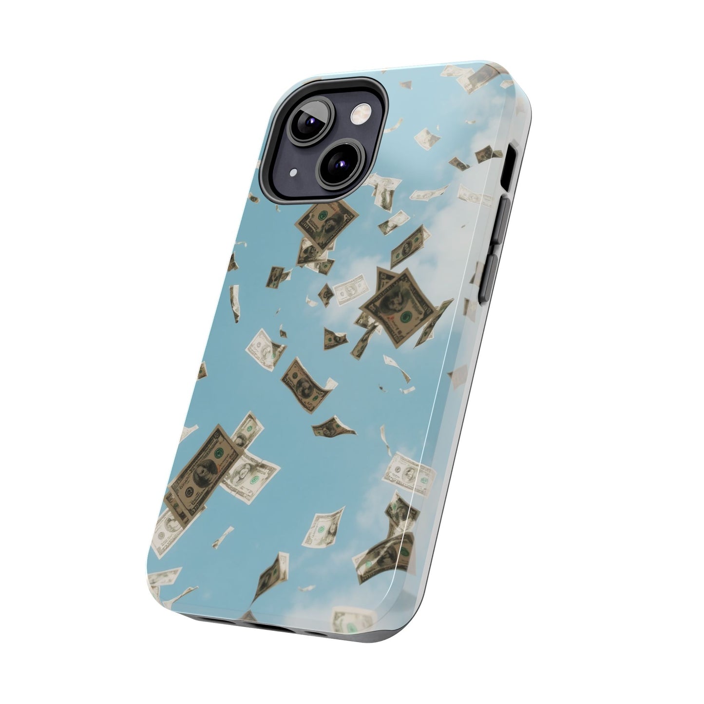 Cinematic Money Rain Phone Case | Tough & Stylish Accessory for Trendsetters, Gift for Birthdays, Graduations, and Celebrations