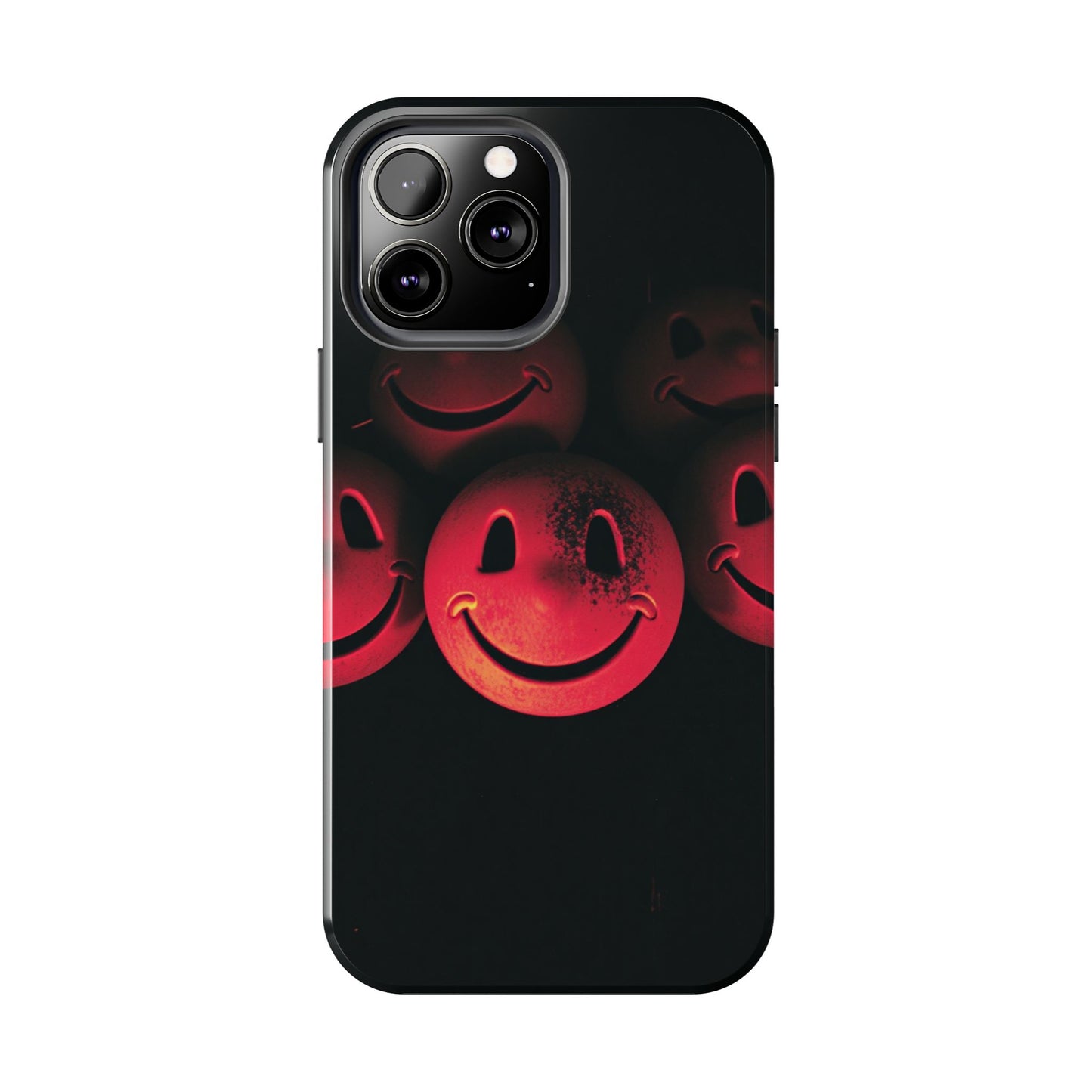 Smiley Face Tough Phone Case - Durable Protection with Fun Design