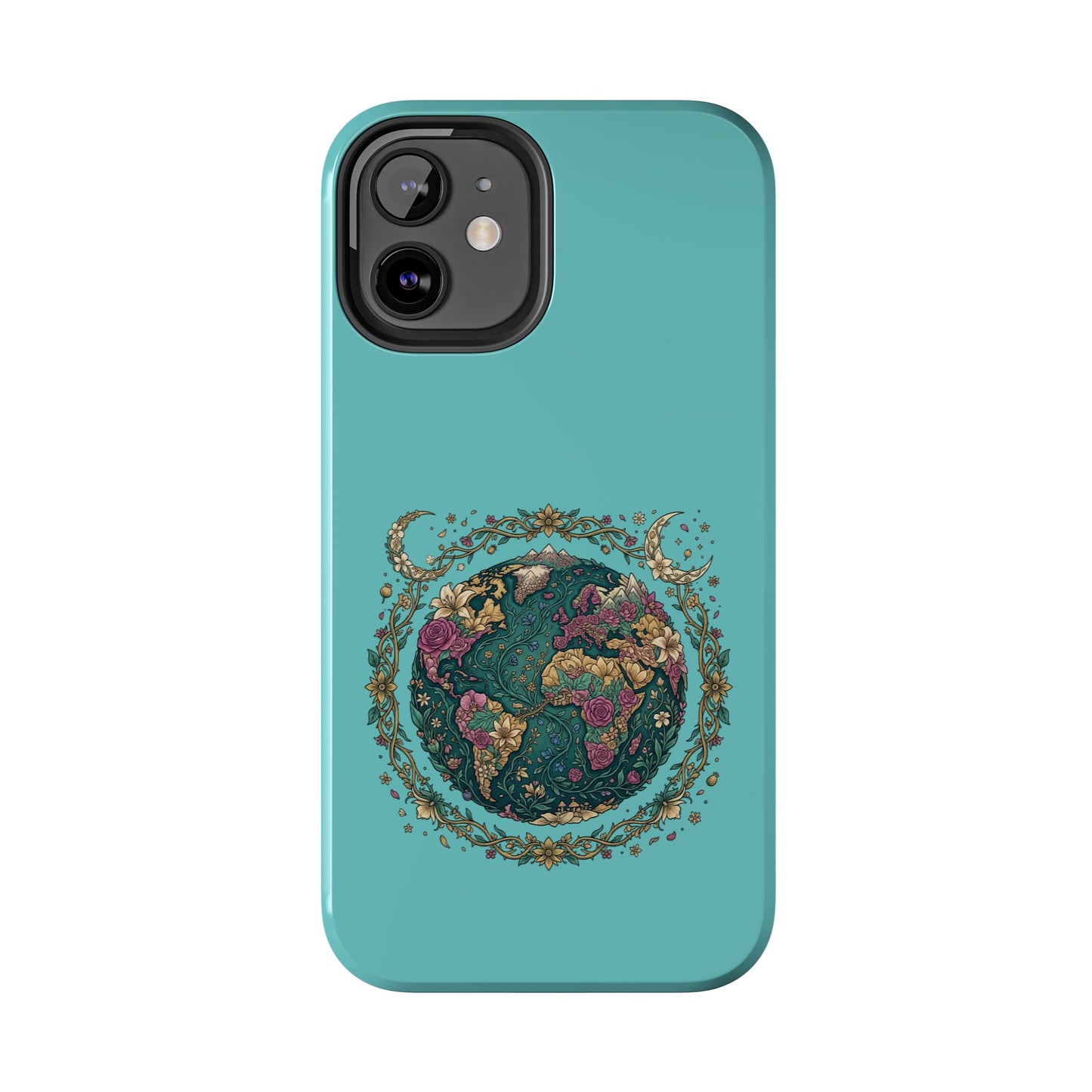 Mystical Floral Planet Phone Case — Tough Protective Phone Case