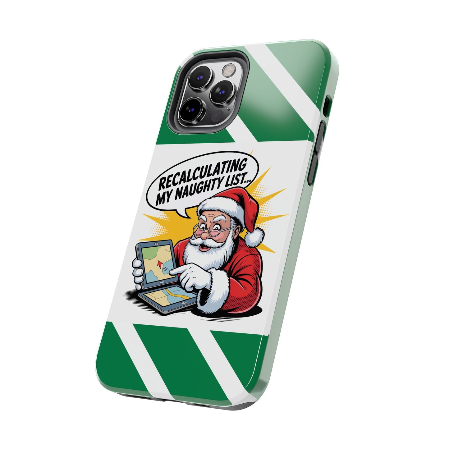 Santa Naughty List Phone Case - Tough & Fun Holiday Protection