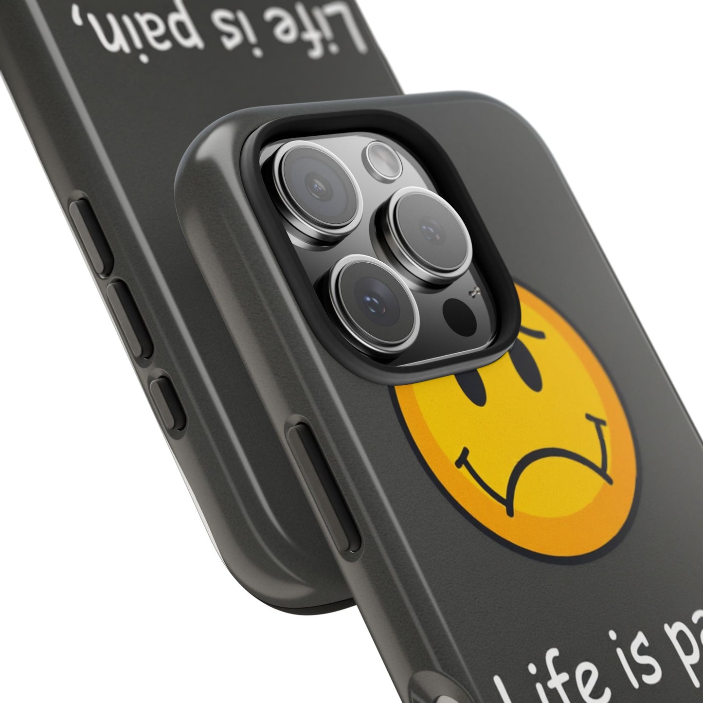 Life is Pain Tough Phone Case - Trendy Design for Smartphone Protection