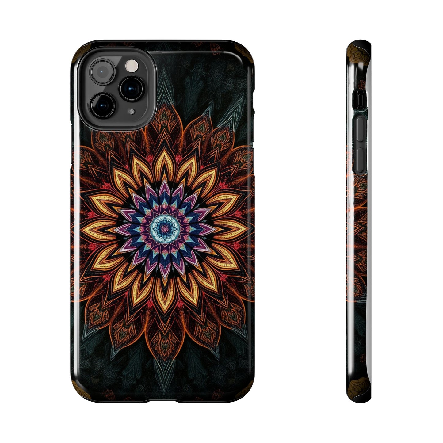 Mystic Mandala Tough Phone Case - Durable Protection with Artistic Design - for iPhone
