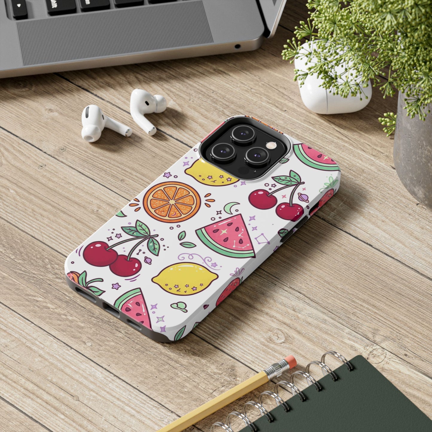 Tough Phone Case — Summer Fruit Explosion Pattern